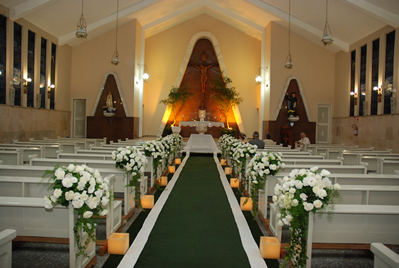 Casamento na Igreja - Decoração