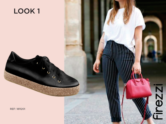 look-1 tenis como usar preto