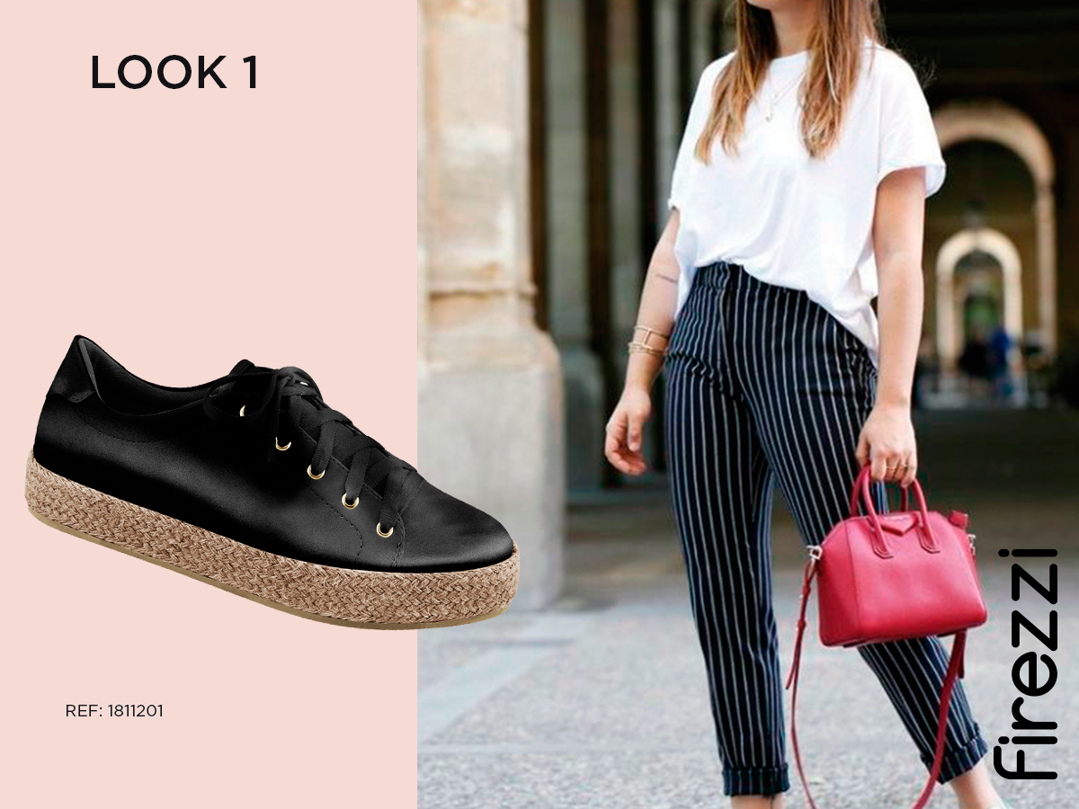 look-1 tenis como usar preto